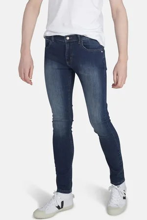 Monkee Genes Mens Organic Cotton Skinny Fit Mid-Rise Denim Jeans - Size 31W/34L