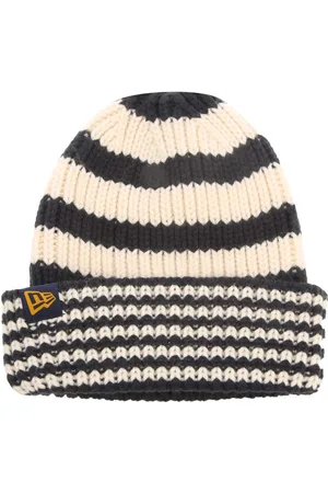 New Era Mens Accessories Stripe Knit Beanie in - Size Medium/Large