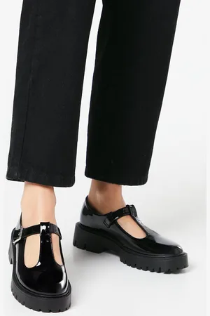 Faith Womens : Naevias Chunky T-bar Mary-jane Shoes - - Size UK 3