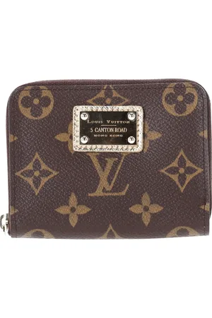 LOUIS VUITTON Pre-owned Womens Monogram Hong Kong Canton Road Zippy Coin Purse in Canvas Sheepskin - One Size