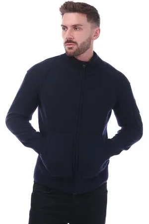 C.P. Company Mens Lambswool GRS Zipped Cardigan in Wool (archived) - Size Large