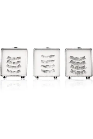 Aquarius Womens Double Glam Volume and Sexy Magnetic Eyelash Giftset for Her, 3Pair - - One Size