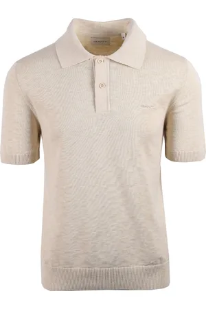 GANT Mens Cotton Flame Short Sleeve Polo Silky - Size Large
