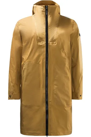 Jack Wolfskin The Rain Mens Long Jacket - Size Medium