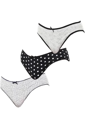 Kisses and Love Pack of 3 KL10000 WoMens cotton panties - - Size L/XL