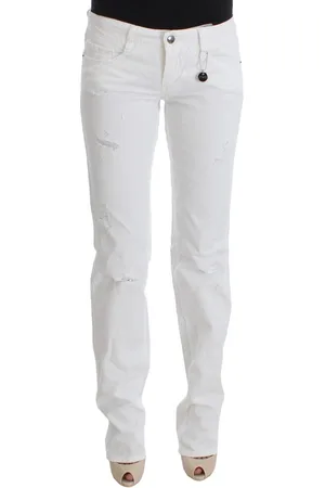 Costume National WoMens Cotton Slim Fit Denim Bootcut Jeans material_cotton - Size 26 (Waist)