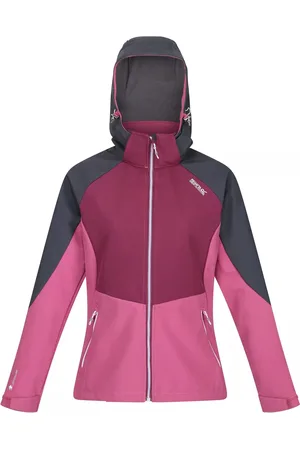 Regatta Womens/Ladies Desoto VIII Lightweight Jacket (Seal Grey/Amaranth Haze/Violet) - - Size 8 UK