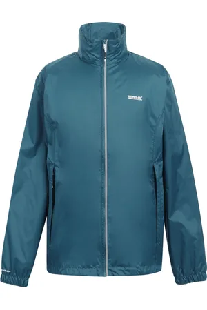 Regatta Mens Lyle IV Waterproof Hooded Jacket (Moroccan Blue/Citron Lime) - - Size Small