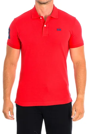 La Martina Mens Short Sleeve Polo TMP300-PK001 man - Cotton - Size 4XL
