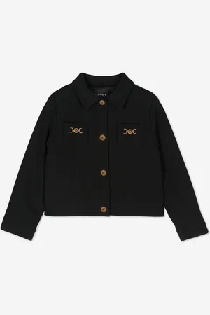 VERSACE Girls Stretch Cady Jacket in - Size 10Y