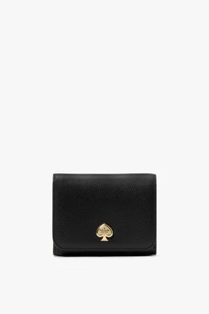 Kate Spade Womens Kayla Pebbled Leather Small L-Zip Wallet - - One Size
