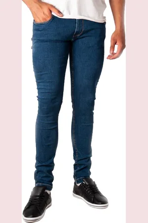 Soul Star Mens Skinny Jeans Ripped Stretch - - Size 34W/34L
