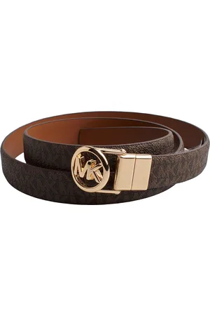 Michael Kors Womens Reversible Thin Leather Belt 559063T for Women - - Size Small