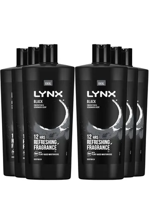 Lynx Mens Shower Gel with Frozen Pear & Cedarwood HD Fragrance 700ml, 6 Pack - One Size