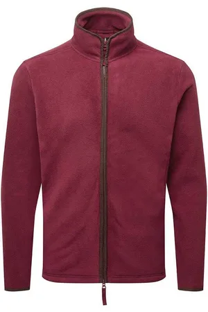 Premier Mens Artisan Fleece Jacket ( /Brown) - Size 2XL