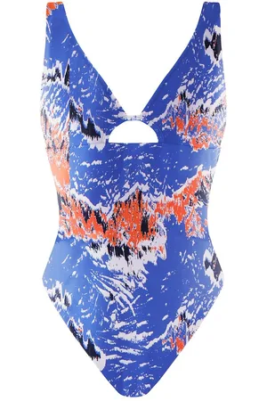 GymShark Eco-Friendly Womens Blue/ Swimsuit Textile - Size X-Small