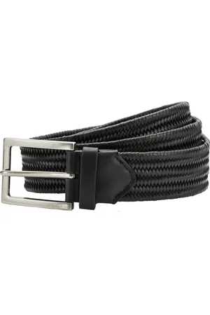 Asquith Mens Leather Braid Belt - One Size