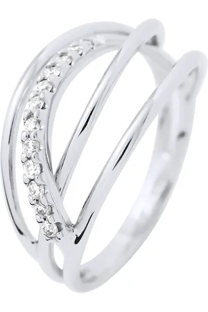 Diadema Womens - Ring - Prestige Jewelery - Diamonds - Gold - Size I