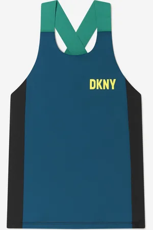 DKNY Girls Logo Print Sports Top - NA - Size 16Y