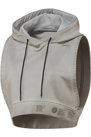 Reebok Womens Combat Glory Cropped Hoodie Textile - Size Small