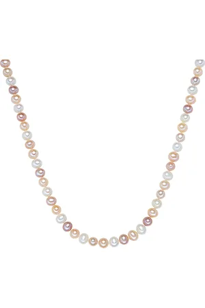 Valero Pearls Womens Female Fresh Water Cultured Pearl(s) Necklace - Sterling Silver - Size 65 cm
