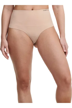 Chantelle Womens Smooth Comfort Sculpting High Waist Thong - Polyamide - Size Large