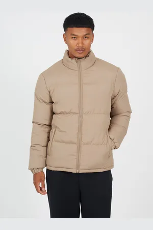 Brave Soul Mens Funnel Neck Padded Jacket - Size X-Large