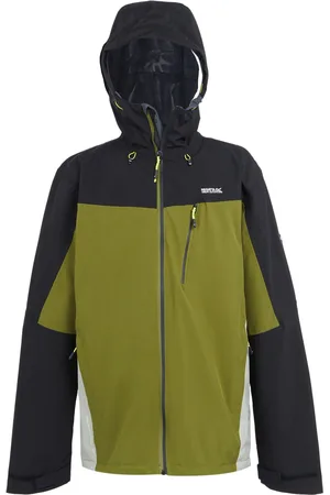 Regatta Mens Birchdale Waterproof Hooded Jacket (Nephrite /Black) - Size Small