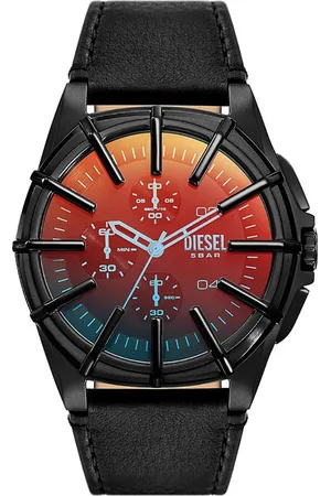 Diesel Framed Mens Watch DZ4658 Leather (archived) - One Size