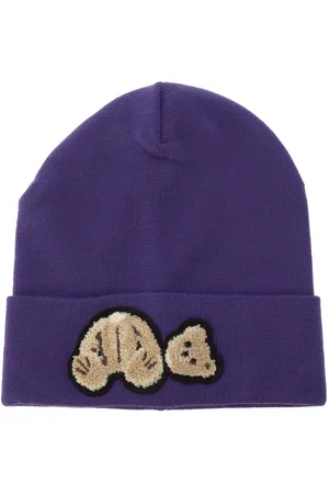 Palm Angels Womens Accessories Bear Beanie in Wool - One Size