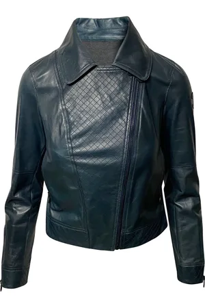 CHANEL Pre-owned Womens Motor Jacket in Leather - Size X-Small