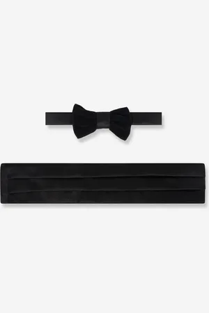 PATACHOU Boys Velvet Bow Tie in - Size 8Y