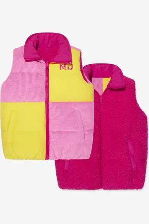Marc Jacobs Girls Reversible Puffer Gilet in Multicolour - - Size 14Y