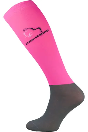 COMODO Womens - Ladies Microfibre Knee High Horse Riding Equestrian Socks - Cotton - Size 6.5-8 (UK Shoe)