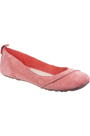 Hush Puppies Womens/Ladies Janessa Suede Slip On Pumps (Coral Suede) - - Size UK 8