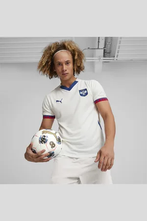 PUMA Mens Serbia Football 2024 Away Jersey - - Size Medium
