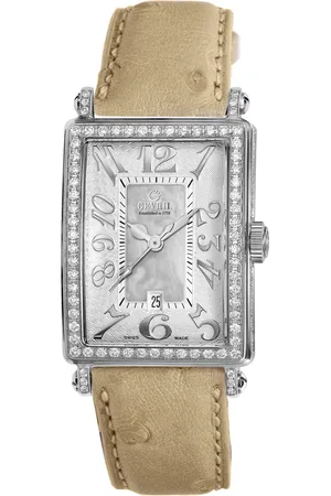 Gevril WoMens Glamour Dial Calfskin Leather Watch - One Size