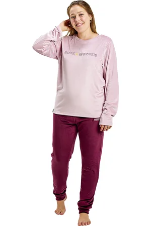 Munich Womens Long Sleeve Pajamas MUDP0302 - - Size Large
