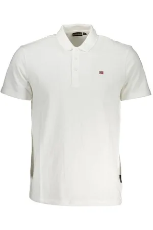 Napapijri Mens Cotton Polo Shirt - Size Medium