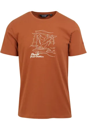 Regatta Mens Cline VIII River T-Shirt (Baked Clay) - - Size 2XL