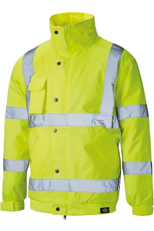 Dickies High Visibility Mens Bomber Work Wear Jacket - Size 3XL