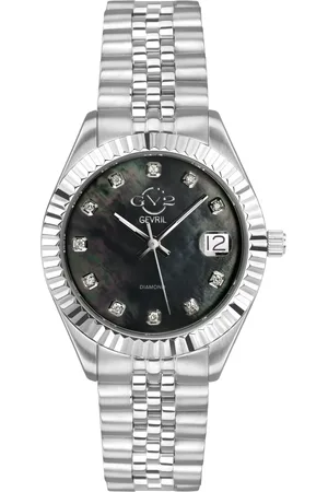 Gevril GV2 Naples WoMens Black Dial Steel Watch - - One Size
