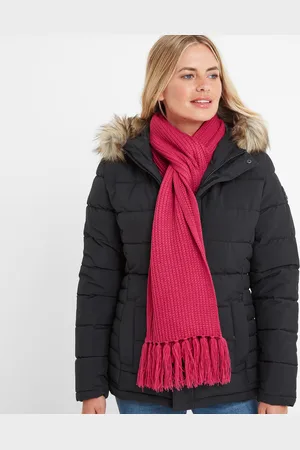 Tog 24 Unisex Hanlith Ribbed Scarf Cerise - - One Size