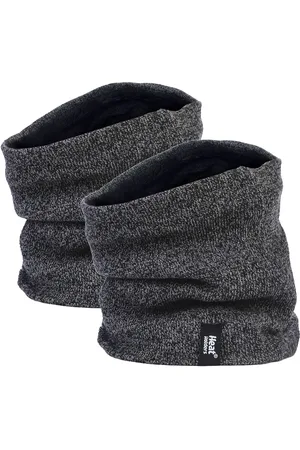 Heat Holders 2 Pack Mens Thermal Winter Neck Warmer - - One Size