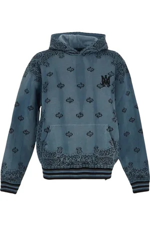 AMIRI Mens Bandana Basketball Style Hoodie Cotton - Size X-Large