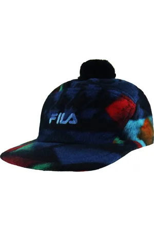 Fila Fleece Pom Pom Womens Navy Hat - - Size Small
