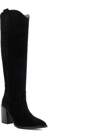 Dune Womens Ladies Tavern - Mid Suede Knee-High Boots - - Size UK 5