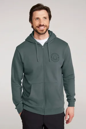 Mountain Warehouse Mens Circle Drawcord Full Zip Hoodie - Size X-Large