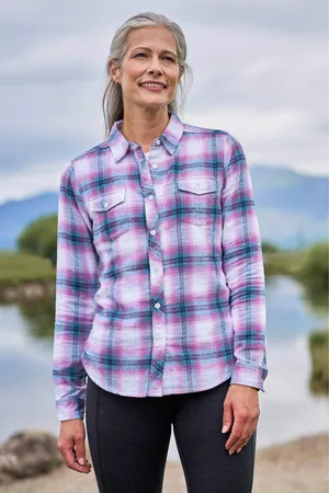 Mountain Warehouse Womens/Ladies Willow Flannel Shirt - Size 12 UK