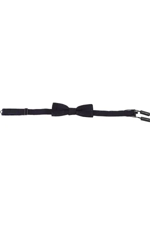 Dolce & Gabbana Mens Pattern Silk Adjustable Neck Papillon Bow Tie material_silk - One Size
